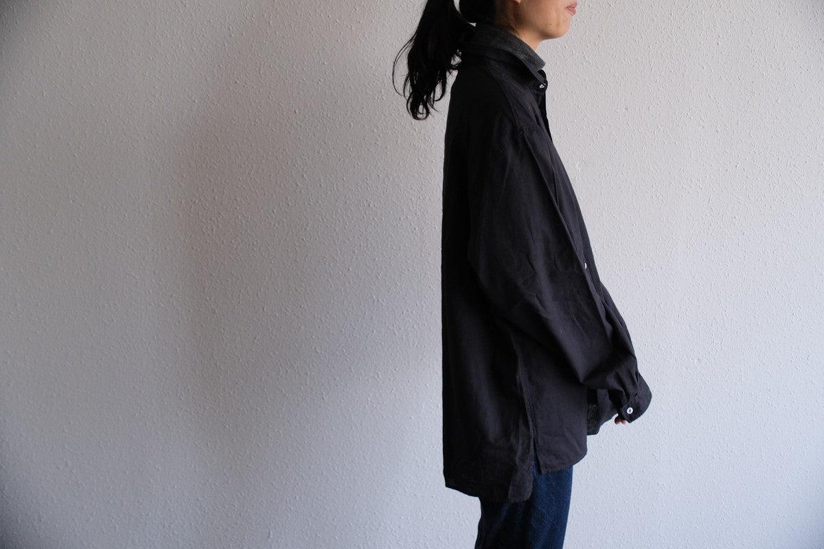 MITTAN / 竹シャツ 墨黒 SH-99 / unisex