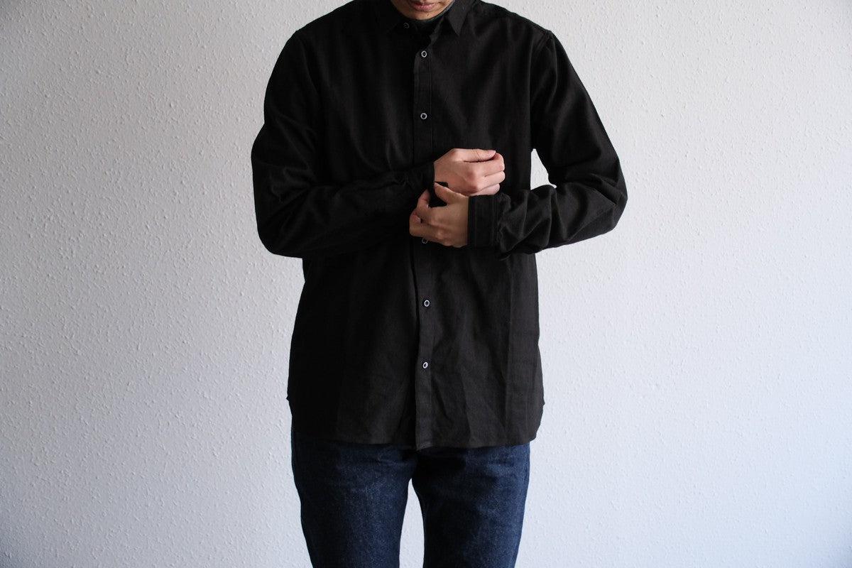 MITTAN / 岡崎木綿シャツ 黒 SH-62 / unisex