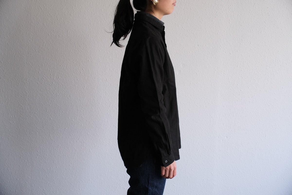 MITTAN / 岡崎木綿シャツ 黒 SH-62 / unisex