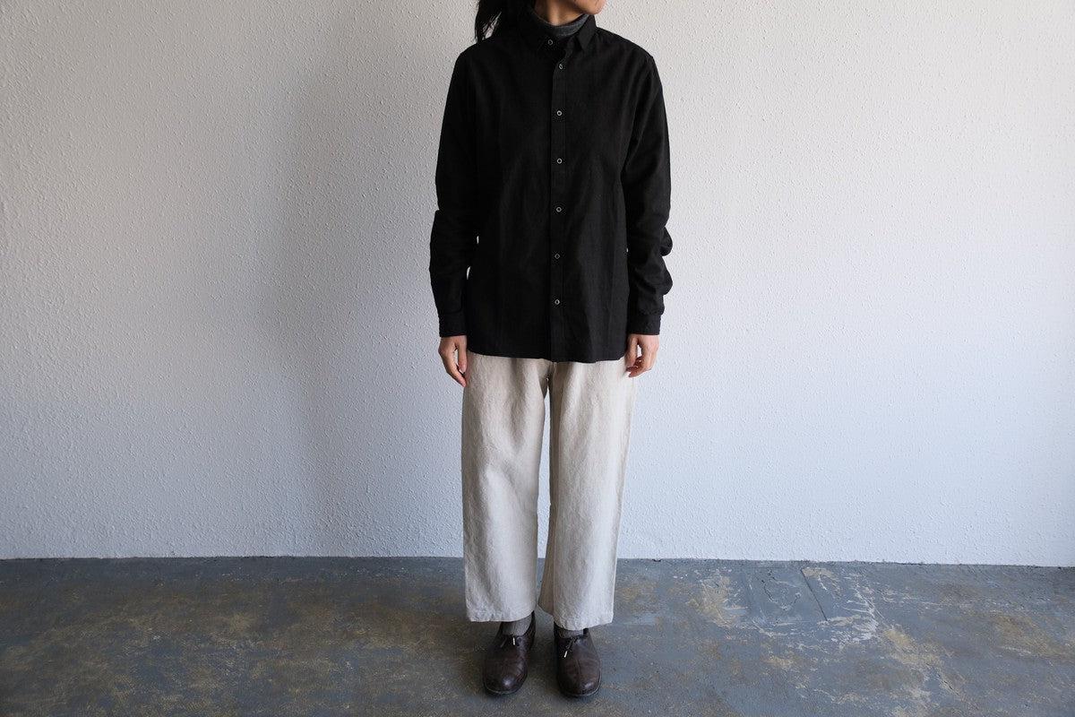 MITTAN / 岡崎木綿シャツ 黒 SH-62 / unisex