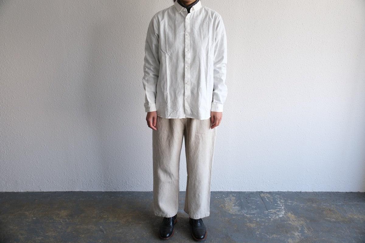 MITTAN / 亜麻苧麻ワイドパンツ 生成 PT-92 / unisex
