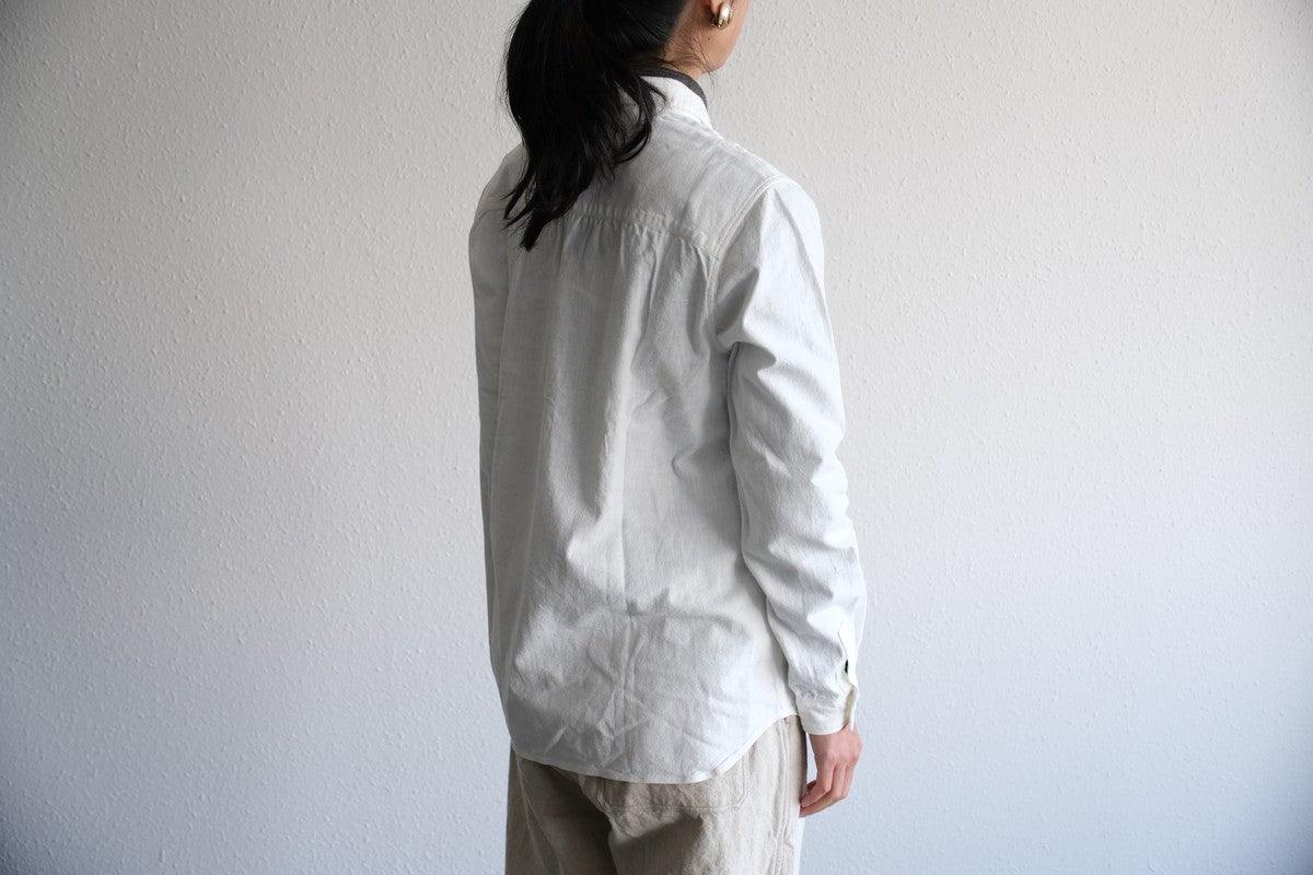 MITTAN / 岡崎木綿シャツ 白 SH-62 / unisex