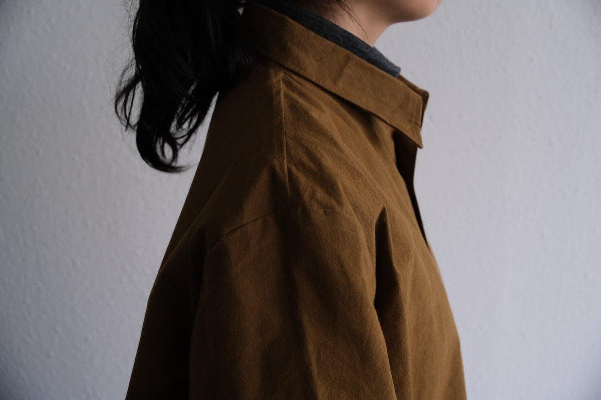 バフクロス ミドルジャケット カーキブラウン｜unisex 2 size