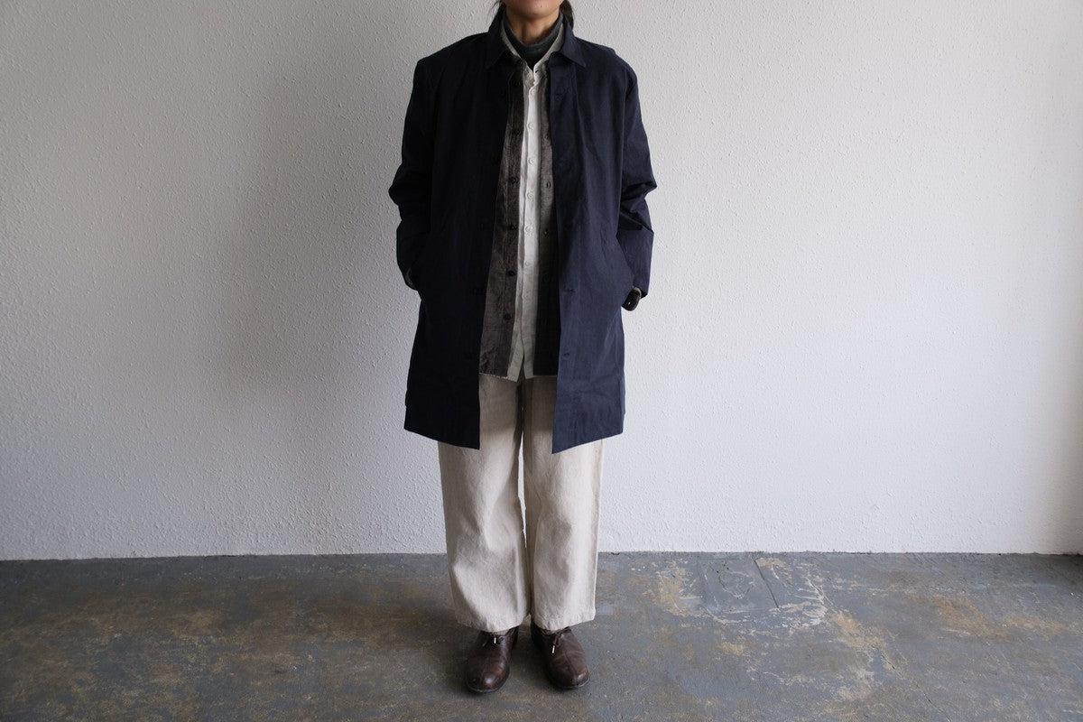MITTAN / 毛綿三重織シャツ 茶がさね SH-112 / unisex
