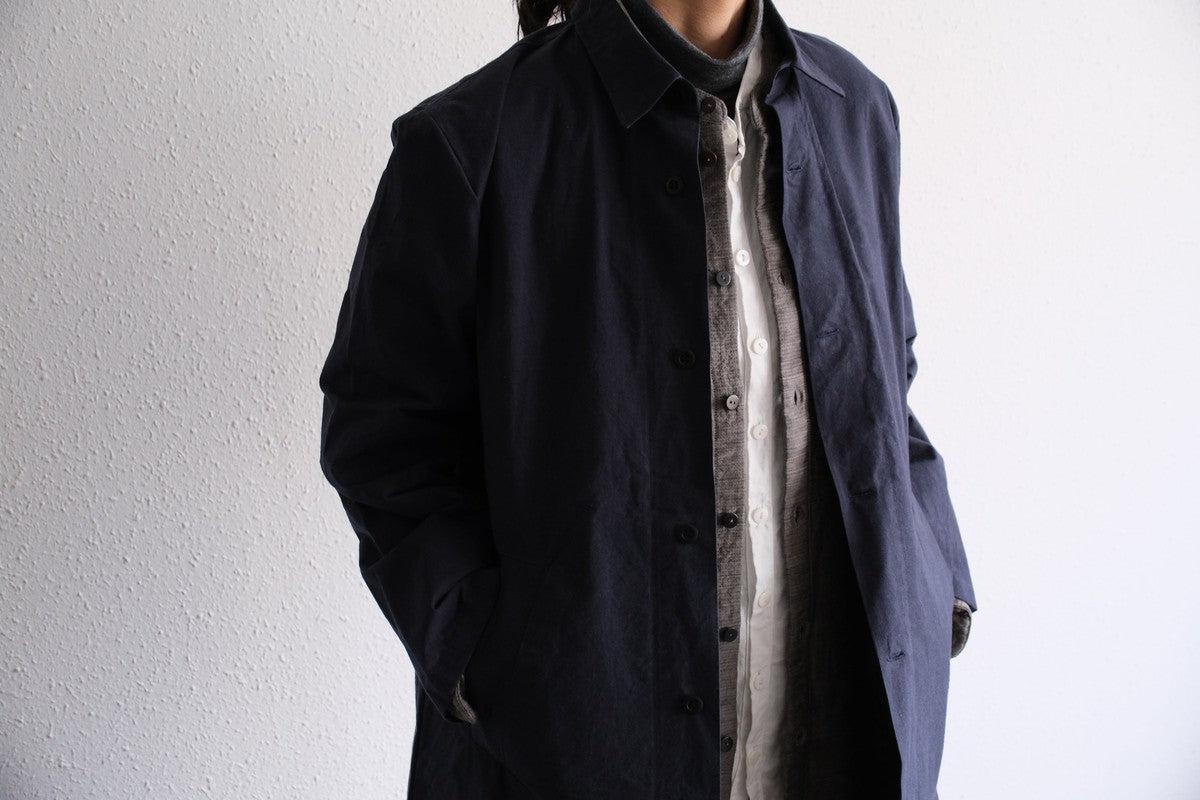 MITTAN / 毛綿三重織シャツ 茶がさね SH-112 / unisex