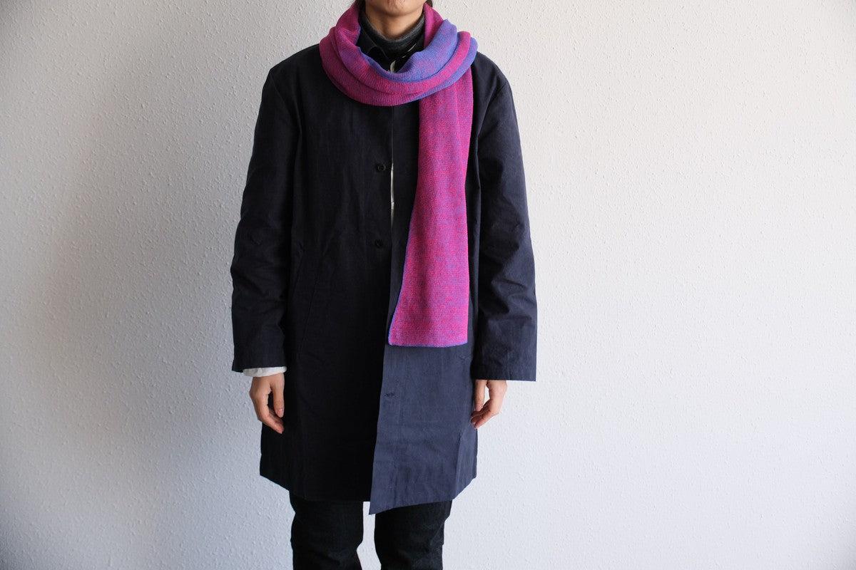 バフクロス ミドルジャケット ブラックネイビー｜unisex 2 size