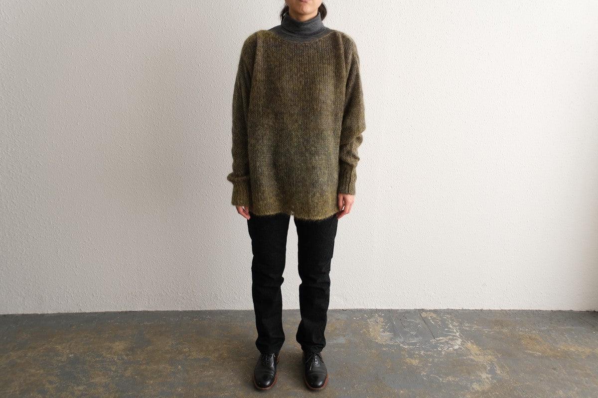 【new】enrica モヘアシャギーニット khaki