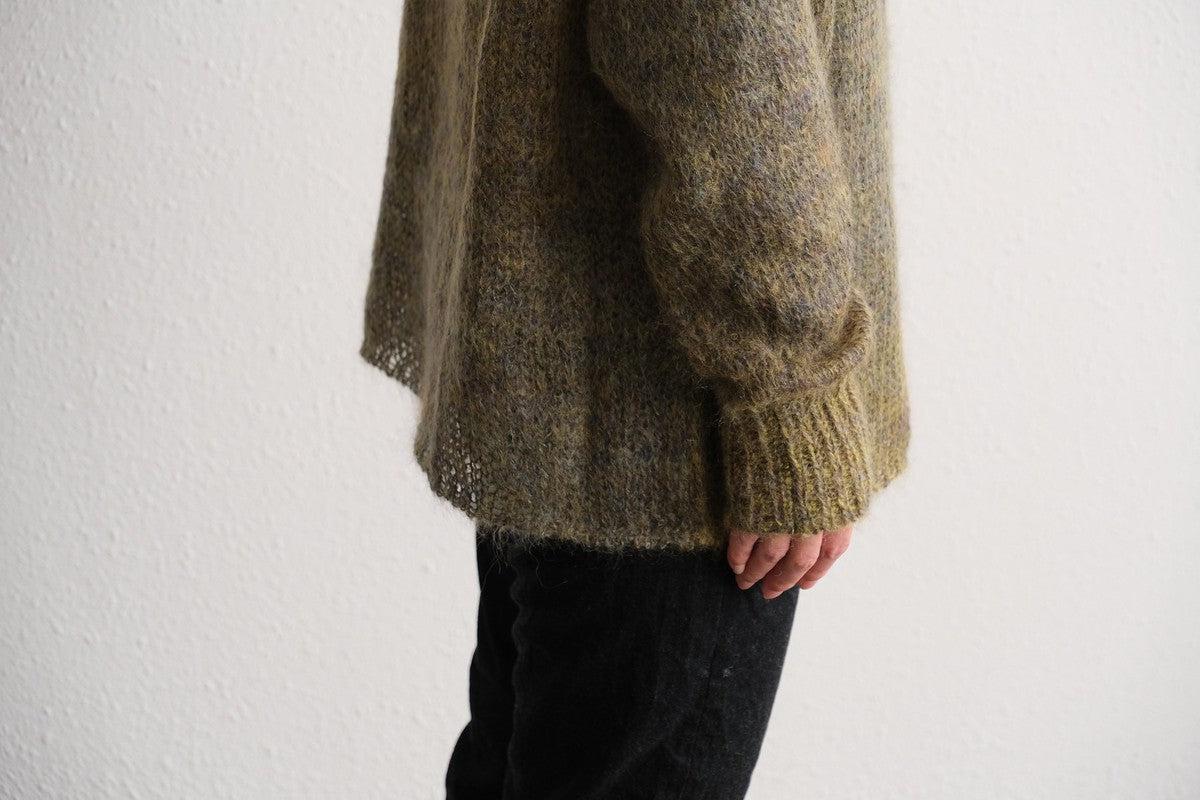 【new】enrica モヘアシャギーニット khaki