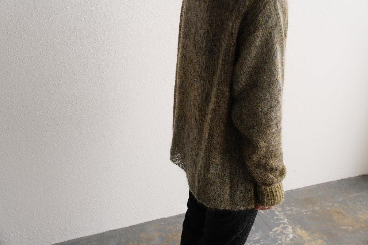 【new】enrica モヘアシャギーニット khaki