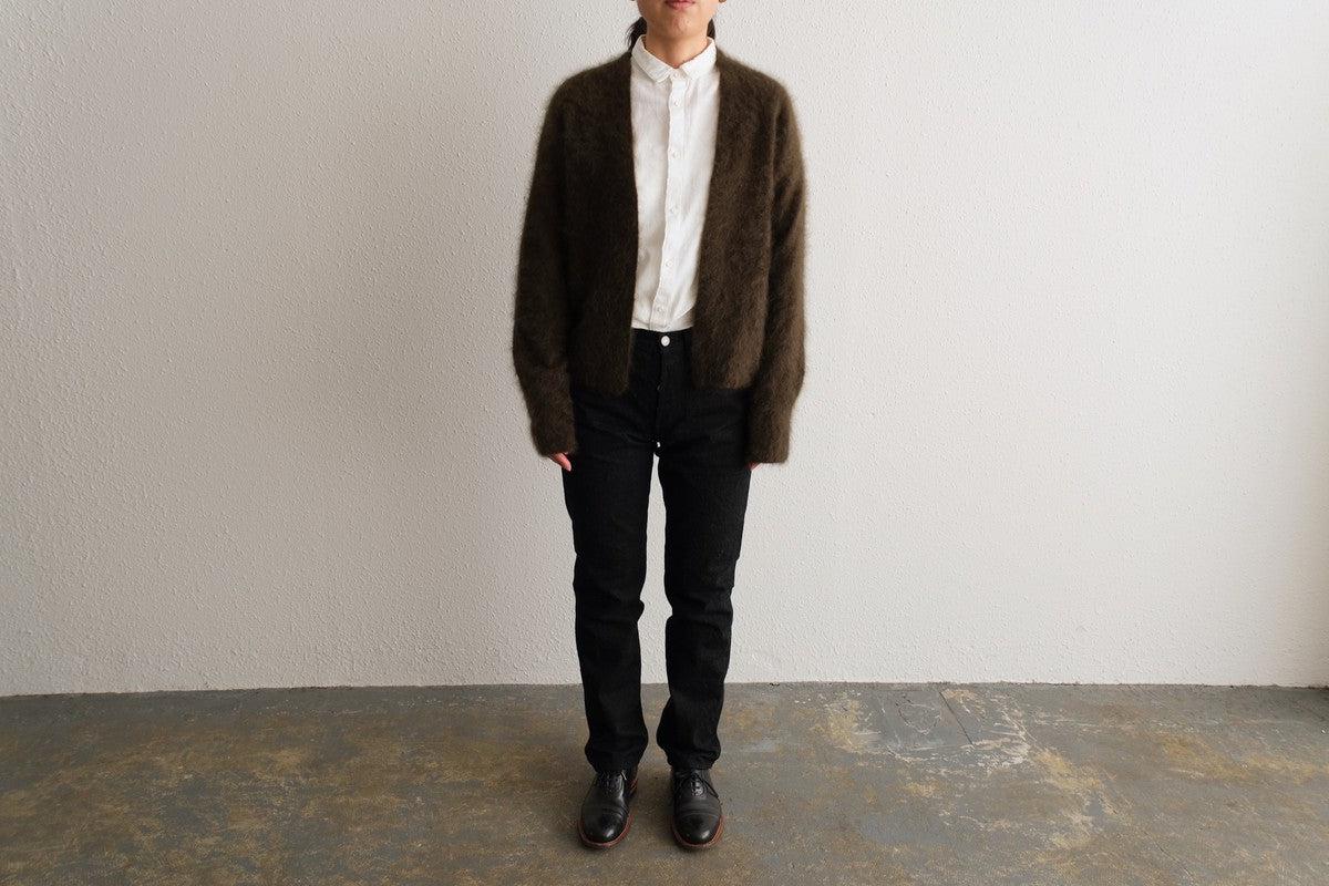 【new】enrica cashemere shaggy knit / khaki
