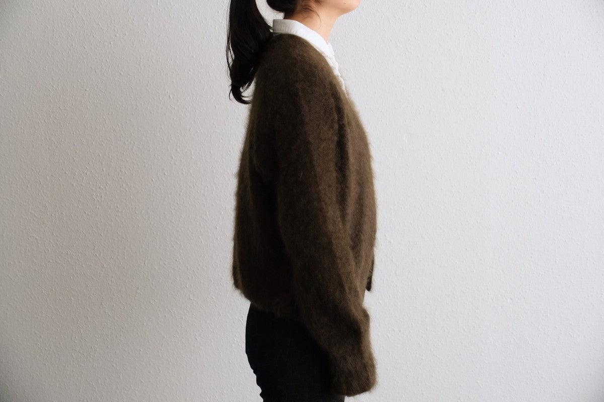 【new】enrica cashemere shaggy knit / khaki