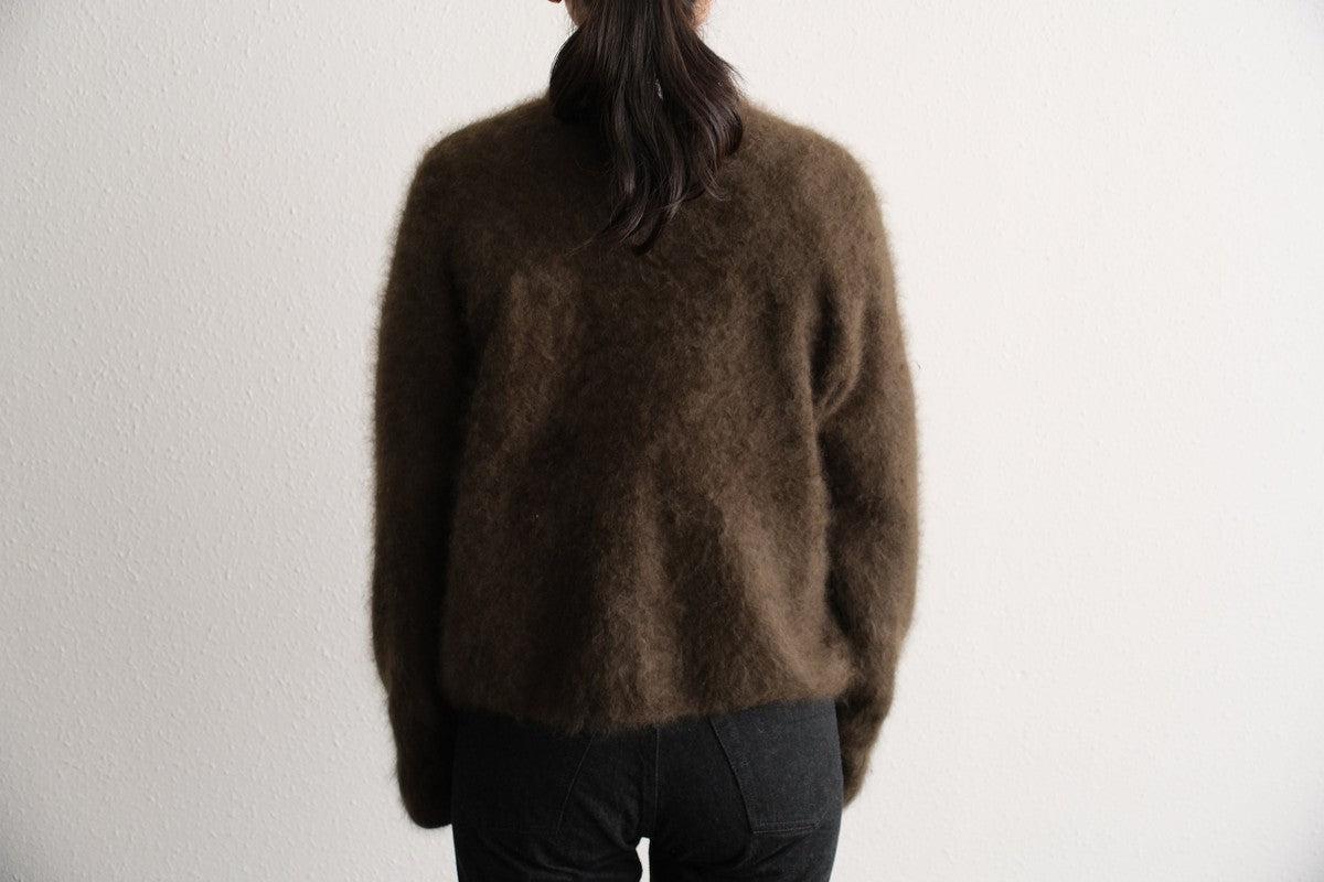 【new】enrica cashemere shaggy knit / khaki