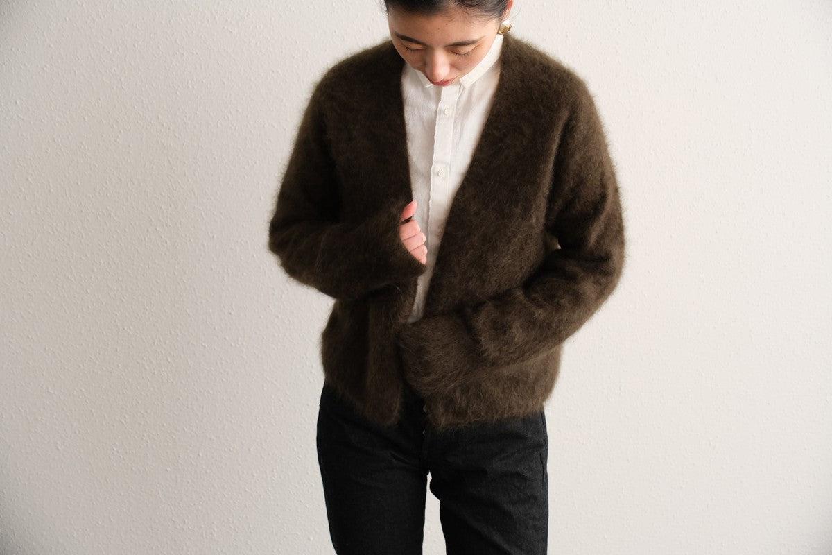 【new】enrica cashemere shaggy knit / khaki
