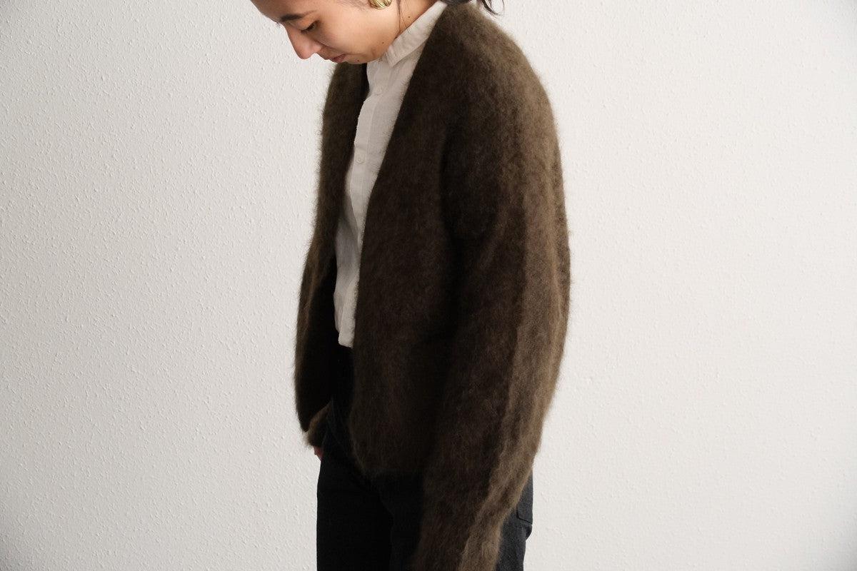 【new】enrica cashemere shaggy knit / khaki