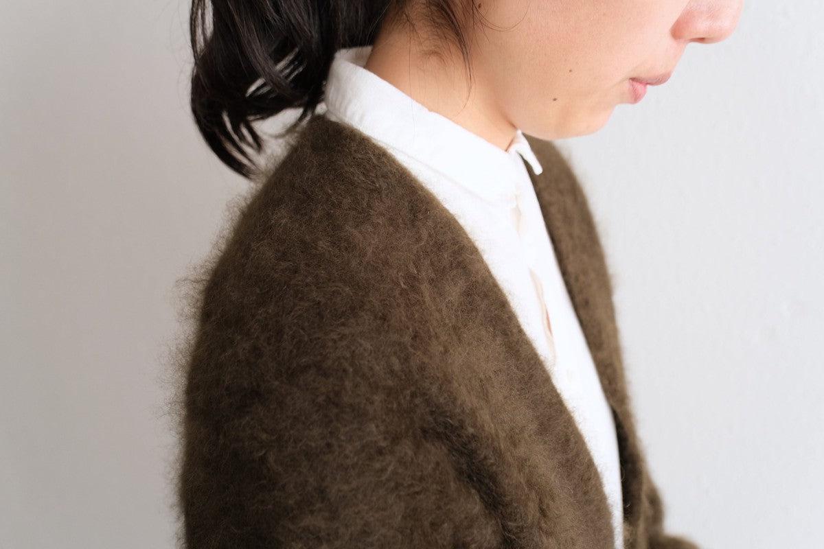 【new】enrica cashemere shaggy knit / khaki