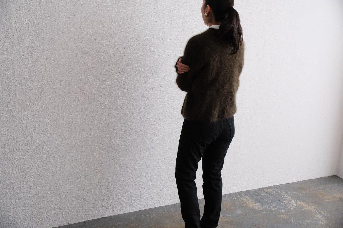【new】enrica cashemere shaggy knit / khaki