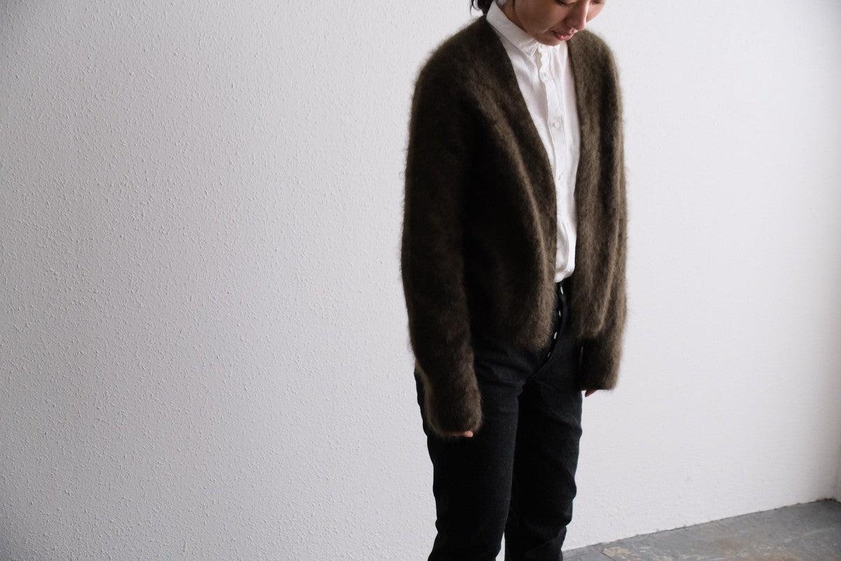 【new】enrica cashemere shaggy knit / khaki