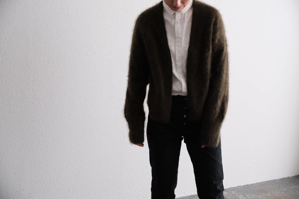 【new】enrica cashemere shaggy knit / khaki