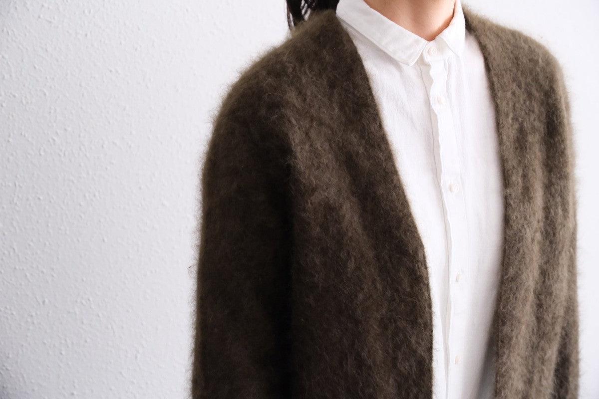 【new】enrica cashemere shaggy knit / khaki