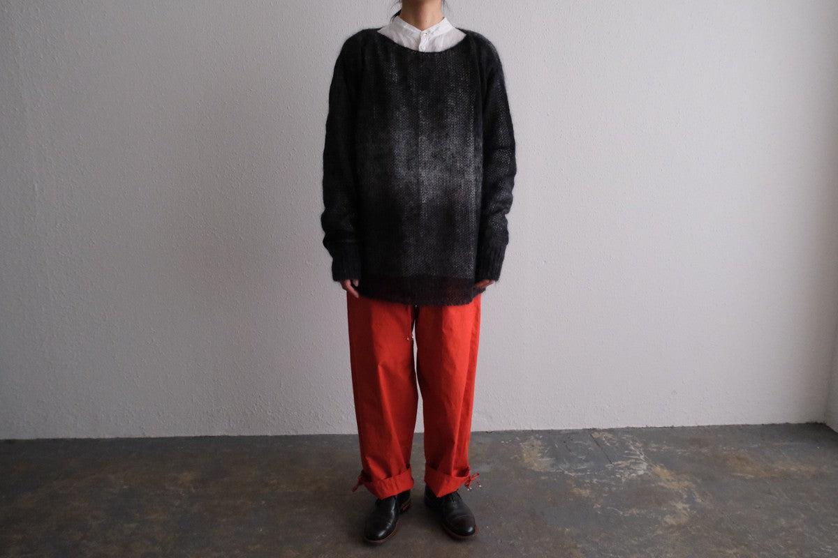 【new】enrica モヘアシャギーニット black