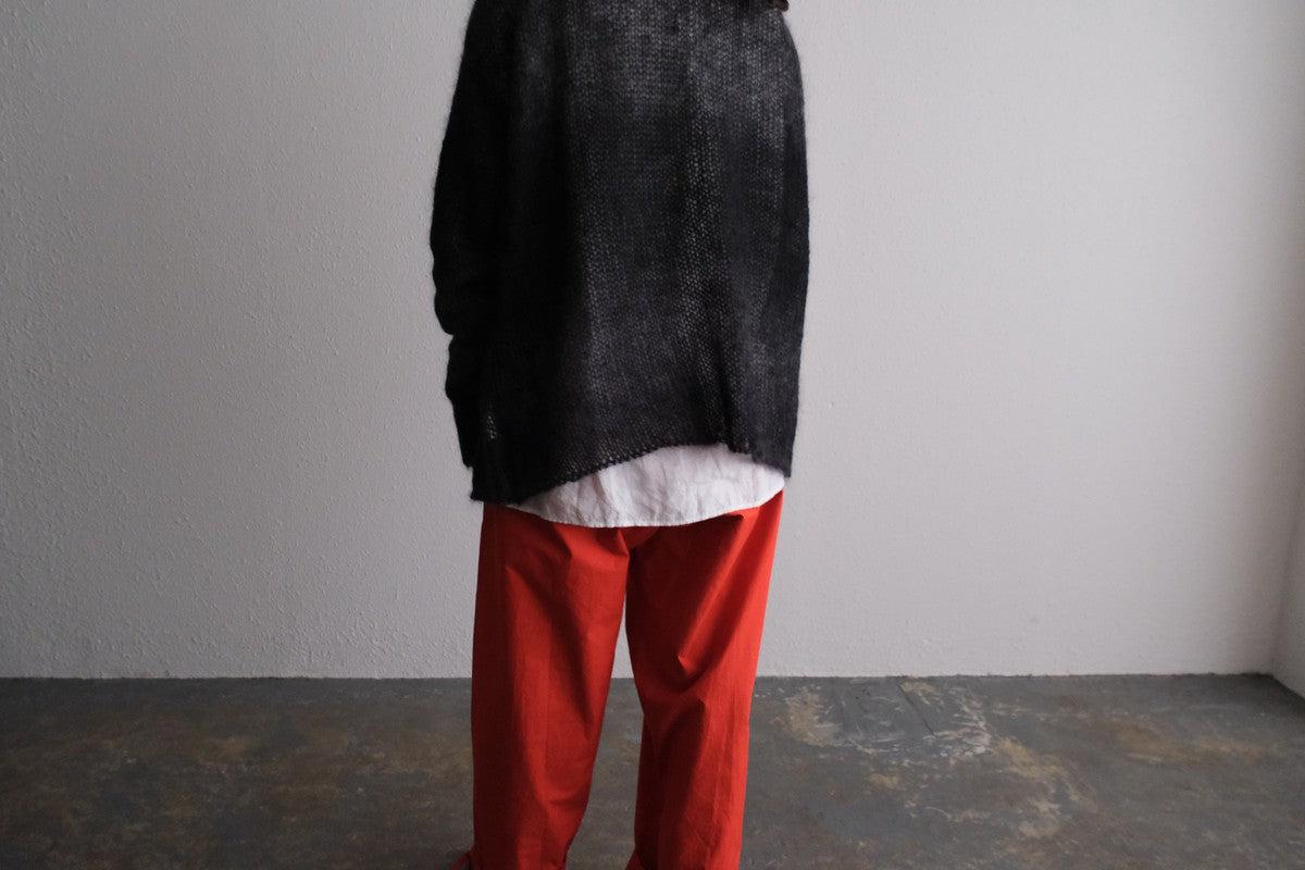 【new】enrica モヘアシャギーニット black