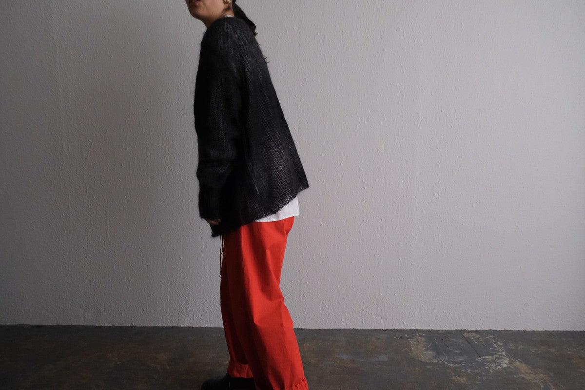 【new】enrica モヘアシャギーニット black