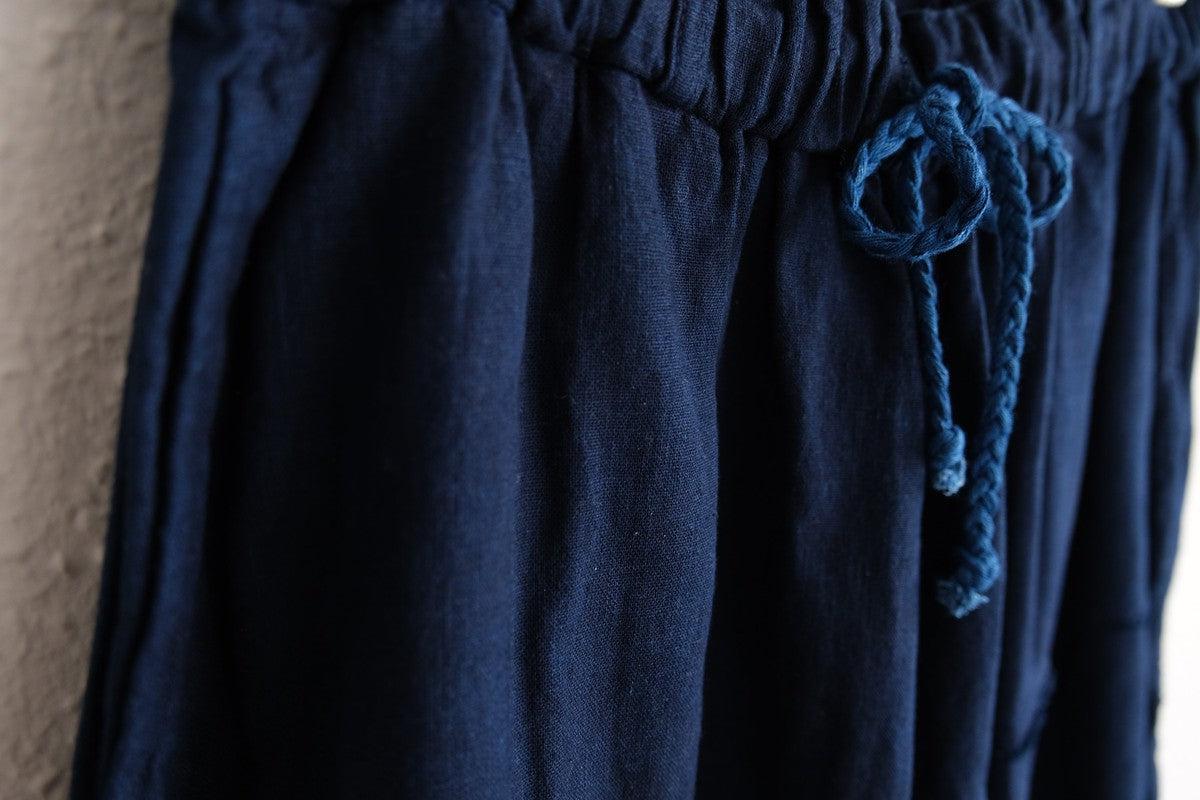 MITTAN / 竹パンツ 濃藍 PT-147DC / unisex