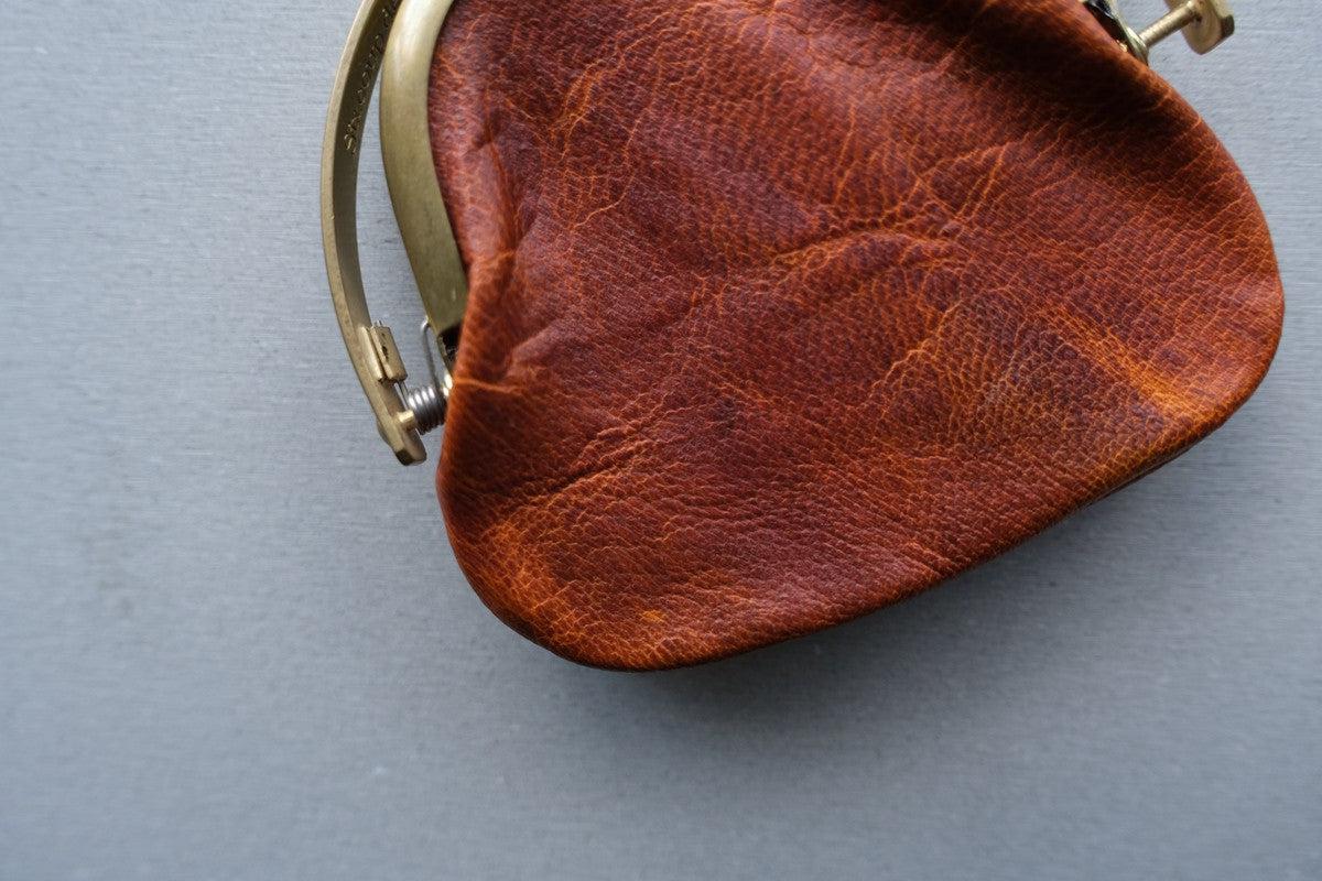 coin case ＜本州鹿革 ヌメオイル＞