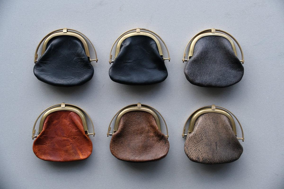 coin case ＜本州鹿革 ヌメオイル ＞