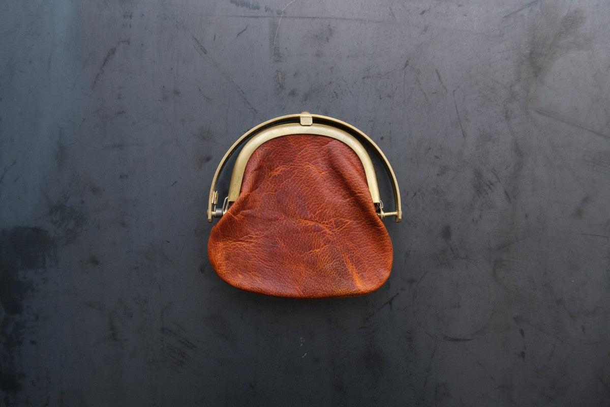 coin case ＜本州鹿革 ヌメオイル＞