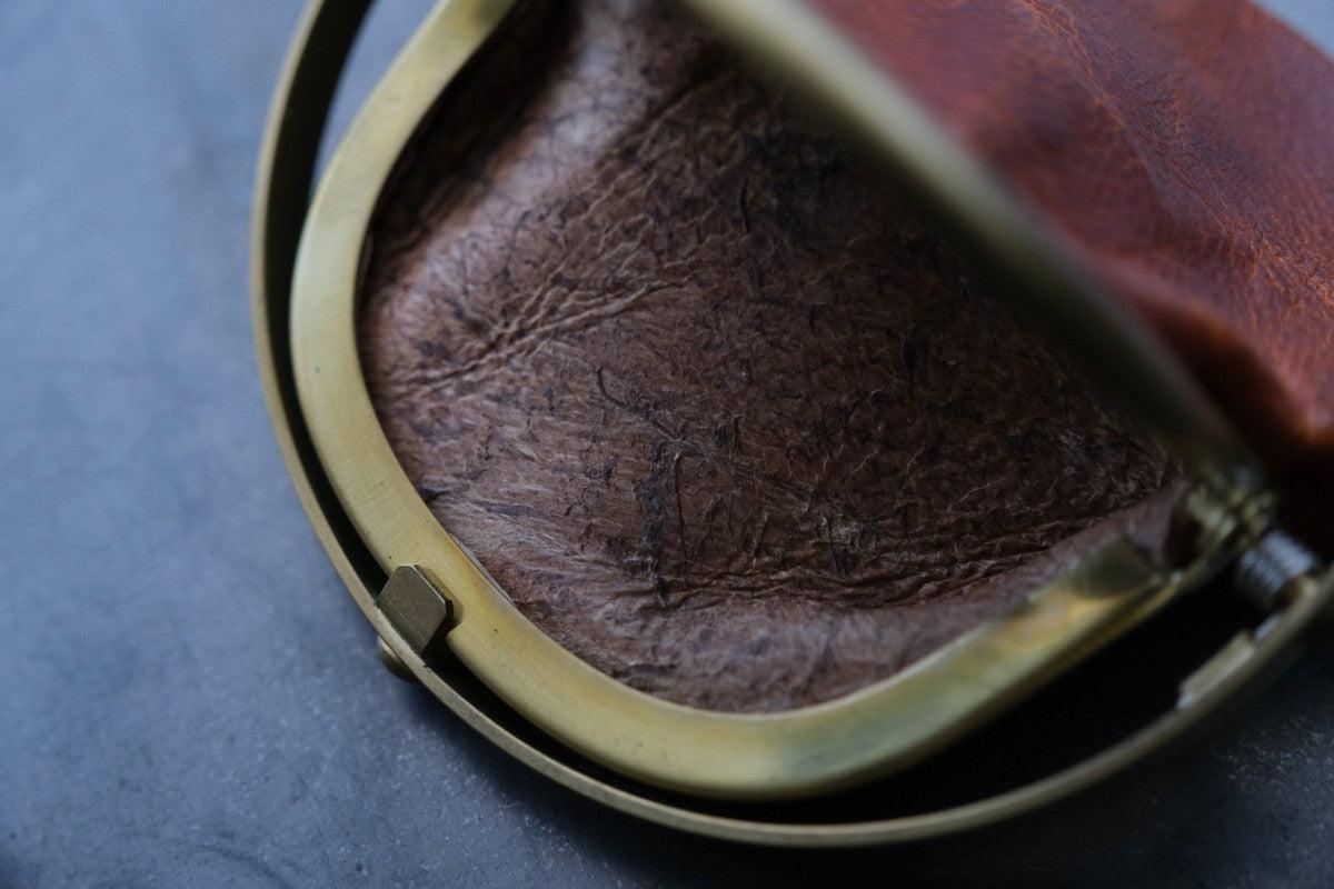 coin case ＜本州鹿革 ヌメオイル＞