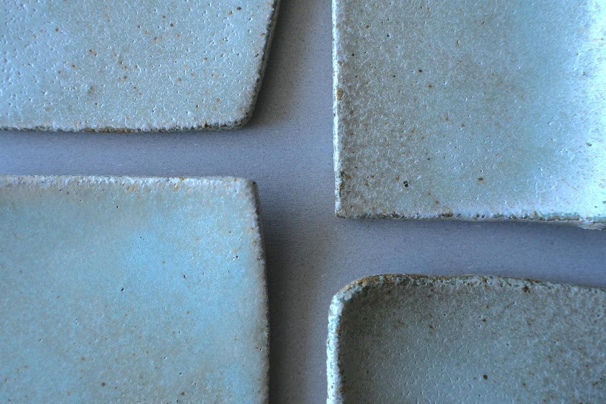 かけら皿 角 緑青