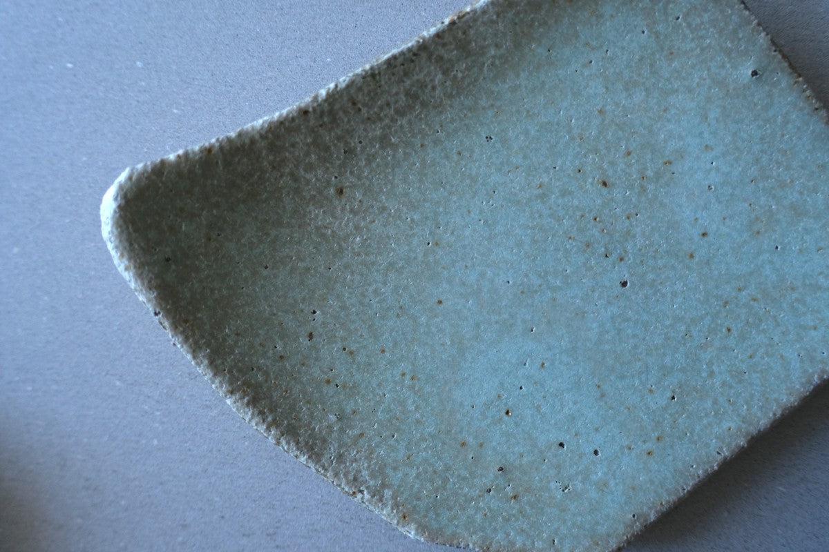 かけら皿 角 緑青