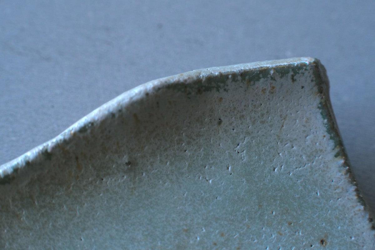 かけら皿 角 緑青