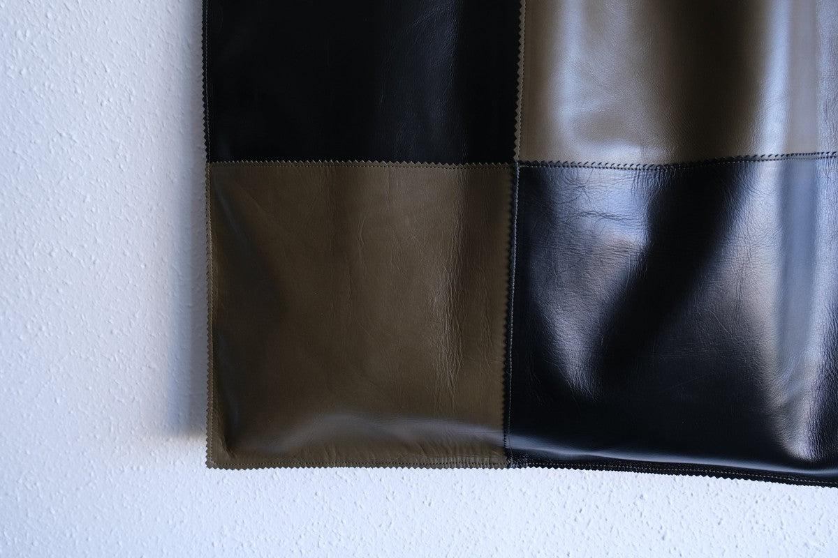 ビッグレザートートバッグ パッチワーク（F）