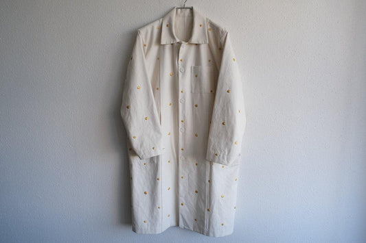 木間服装製作 coat コットン帆布ドット 各色|unisex freesize