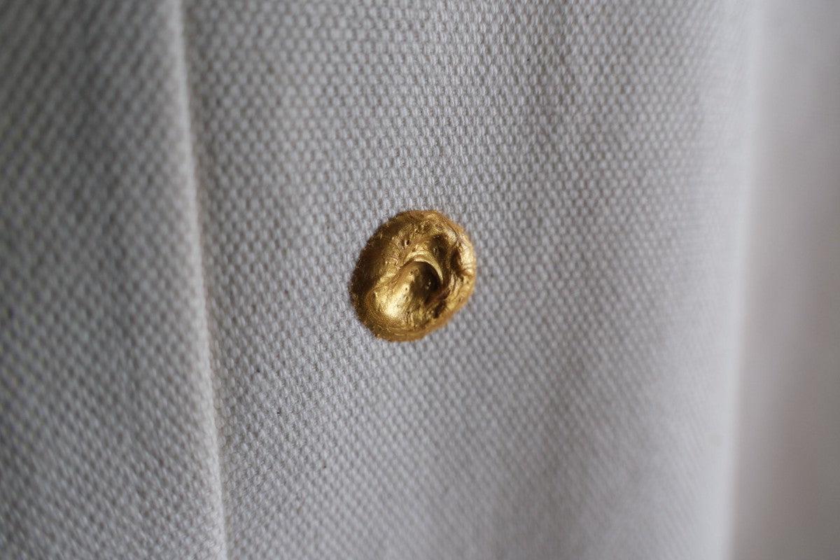 木間服装製作 coat コットン帆布ドット 各色｜unisex freesize