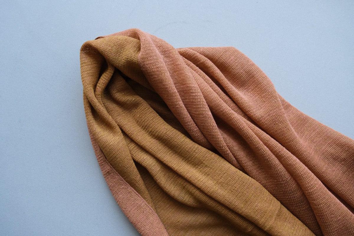 リネンニットストール｜アンブル×シエナ