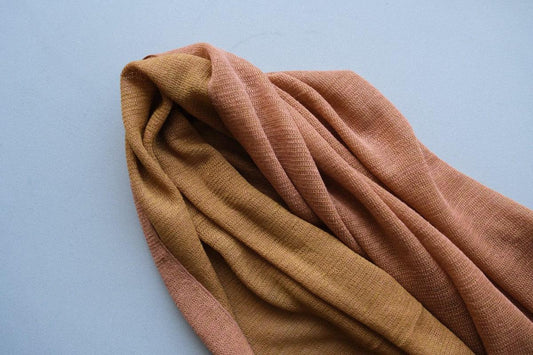 リネンニットストール｜アンブル×シエナ