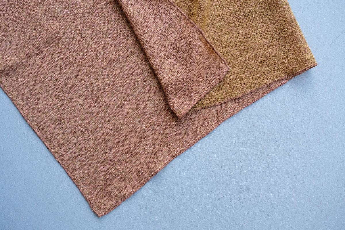 リネンニットストール｜アンブル×シエナ