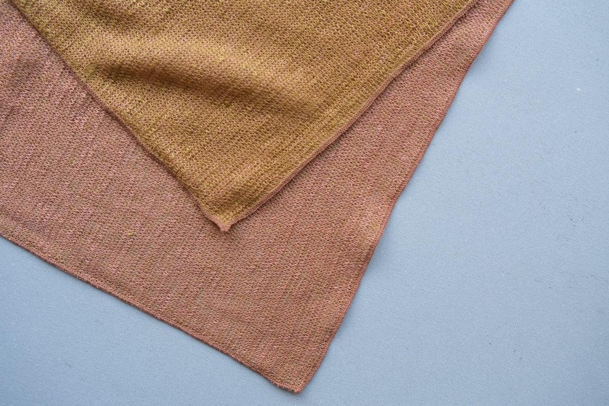 リネンニットストール｜アンブル×シエナ