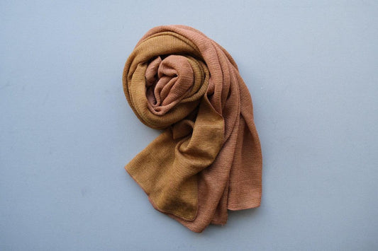 リネンニットストール|アンブル×シエナ