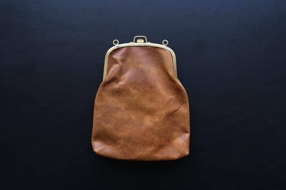 レザーショルダーポーチ ＜鹿革ヌメオイル＞ ｜SHO-65D