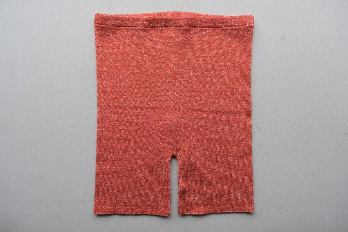 リネンウール腹巻きパンツ｜テラコッタ