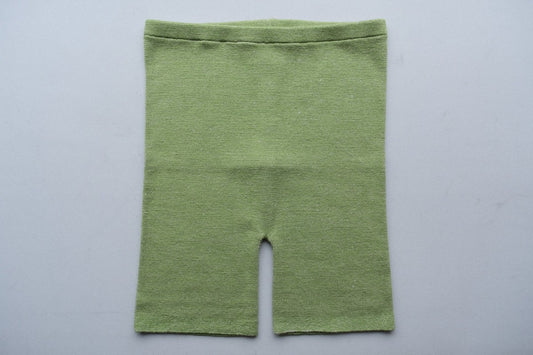 リネンウール腹巻きパンツ|グリーン