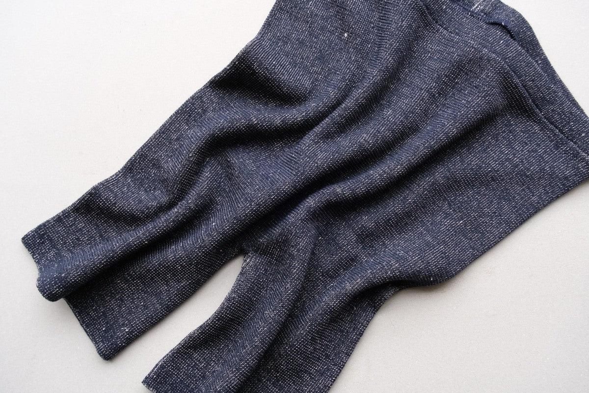 リネンウール腹巻きパンツ｜カーキ