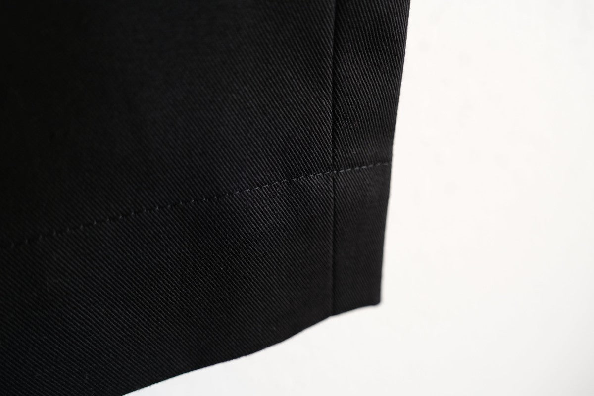 木間服装製作 pants cotton black｜unisex freesize