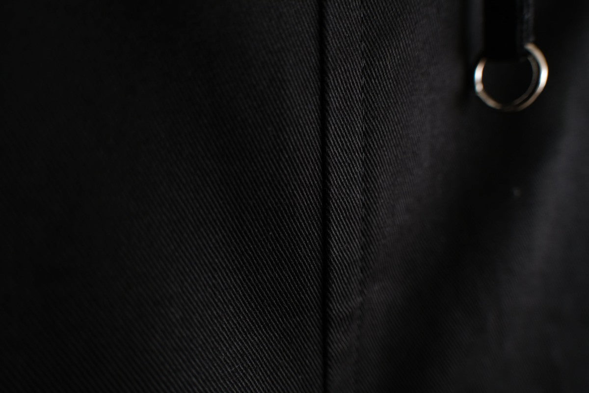 木間服装製作 pants cotton black｜unisex freesize