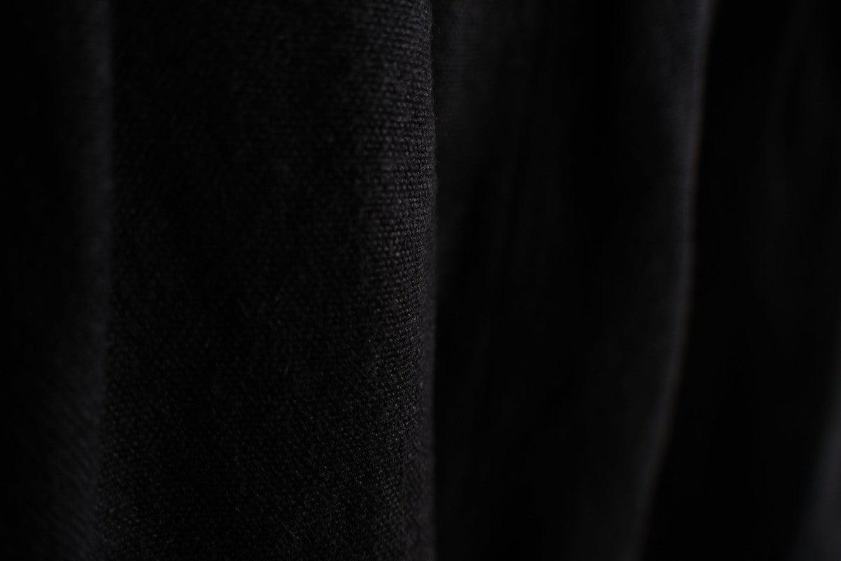 MITTAN / 亜麻苧麻ロングパンツ 黒 PT-91 / unisex