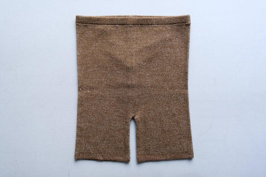 リネンウール腹巻きパンツ｜カーキ